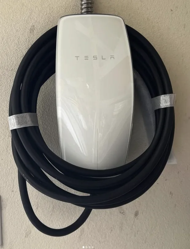 Tesla EV charger installed by MJ Electrical Services